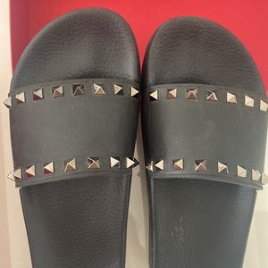 Valentino rubber slides